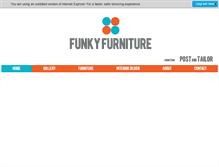 Tablet Screenshot of funkyfurnituresf.com